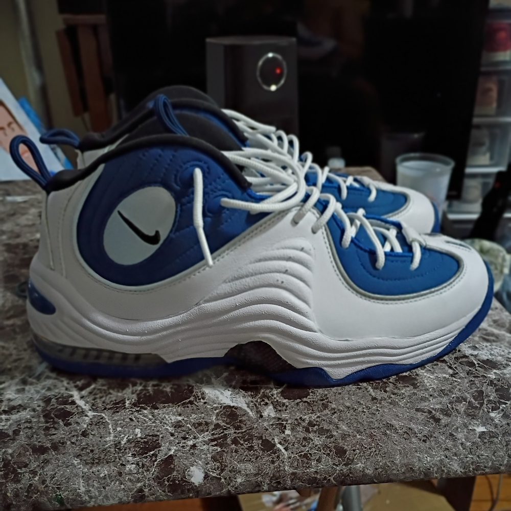 Nike Blue and White Sneakers - Picture 3 of 5